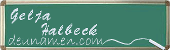 Gelja Halbeck Visitenkarte